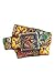 Tey-Art Flora Hand Embroidered Fair Trade Wool Belt (M, Olive)