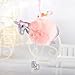 OurWarm 10pcs Unicorn Christmas Tree Ornaments, Cute Faux Fur Unicorn Christmas Hanging Ornaments Xmas Gift for Kids Christmas Decorations