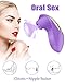 BOMBEX Clitoral Sucking Vibrator - Clit Sucker with 10 Frequencies| Waterproof Rechargeable Nipple Stimulator| Oral Sex Simulator Sex Toy for Women