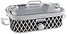 Crock-Pot 3.5-Quart Casserole Crock Manual Slow Cooker, Black and White