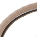 BDK Genuine Leather Car Steering Wheel Cover Small Size 13.5 to 14 Inch Beige -, Easy Installation