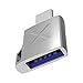 USB C to A 3.0 OTG Adapter, Acessorz Mini Zinc Alloy USB Type C Male to USB A 3.0 Female Convert Connector Adapter for MacBook Pro, Galaxy S8/Note 8, Google Pixel 2 XL, Nexus 5X/6P, Moto Z and More