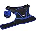 Tribe Lifting Shoulder Support Brace - Non-Slip Neoprene Posture Support | for Men and Women (Blue)