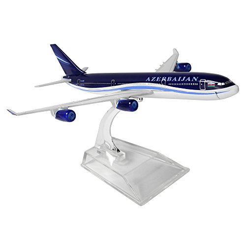 Azerbaijan Airbus 340 16cm Metal Airplane Models Child Birthday Gift Plane Models Home Decoration