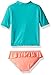 Carter's Girls' Two-Piece Swimsuit, Turquoise Fish, 2T
