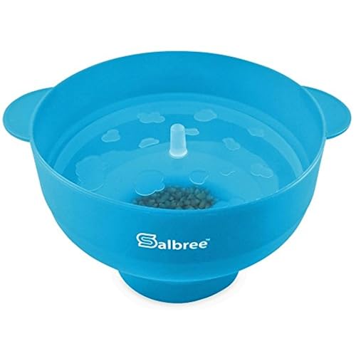 The Original Salbree Microwave Popcorn Popper, Silicone Popcorn Maker, Collapsible Bowl BPA Free (Turquoise) Home & Kitchen, Kitchen & Dining
