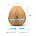 Essential Oil Diffuser, Aroma Wood Grain Diffuser with Lights for Sweet Sleep