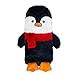 ZippyPaws - Colossal Buddie Squeakie No Stuffing Plush Dog Toy - Penguin