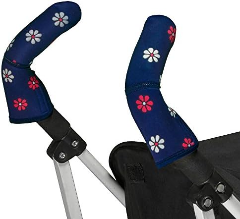 Choopie Stroller Handle Covers, Pink Daisy