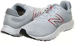 New Balance Men's 520 V8 Running Shoe, Grey/Red, 12