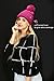 RSJewel Reflective Beanie Hat Enhanced Visibility Cold Weather Running Beanie Cap One Size (Fuschia with Pom Pom)