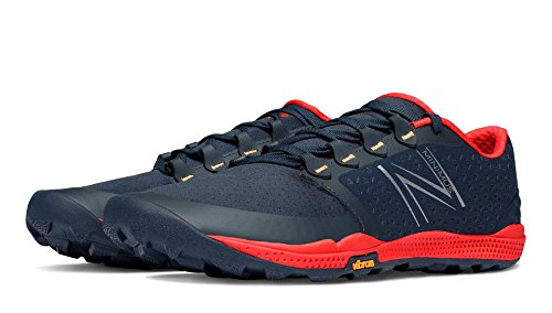 New Balance Men's MT10V4 Trail Shoe, Black/Red, 11.5 D US