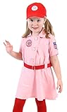 Rockford Peaches AAGPBL Baseball Girls Costume Dress as seen on A League of Their Own