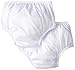 i play. by green sprouts Snap Reusable Swim Diaper (2pk) | No other diaper necessary, UPF 50+ protection,Reusable Absorbent Swim Diapers 2 Pack,White/Snap,4T