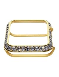 Bling Bling Bling   Carcasa de cristal de circonita con diamantes de imitación para Apple Watch Series 4 Series 3 2 1 (0.118 in), 40mm