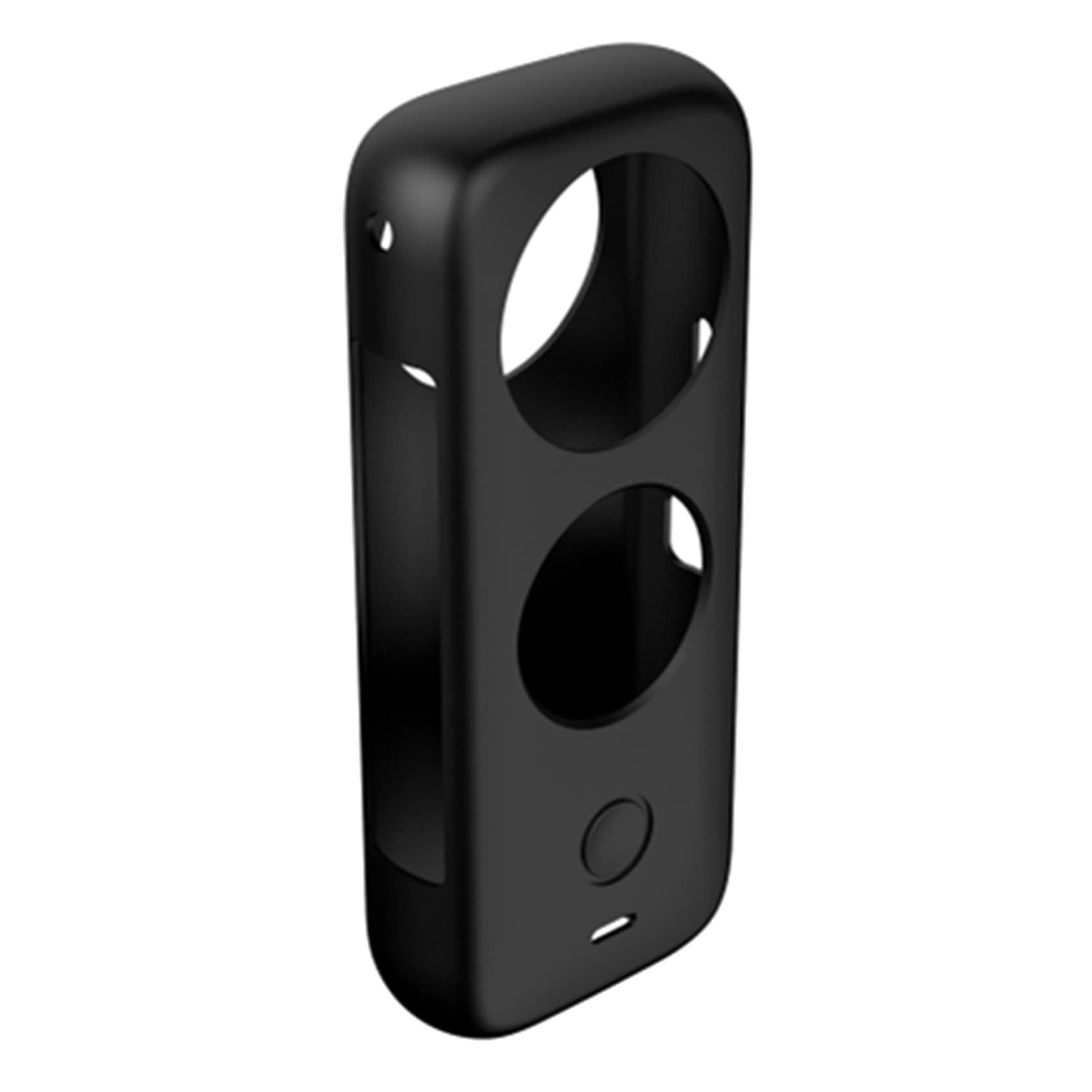 Hensych Silicone Case Cover for Insta360 ONE x2 Lens Screen Body Protection Cover Scratch Resistant Compatible with Protective Glasses (Black)