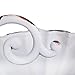 NIKKY HOME Shabby Chic Decorative Jewelry Bowl with Birds, White
