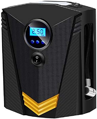 Tire Inflator,MOOLI Air Compressor Pump, 12V DC Portable Auto Tire Pump with Digital Display up to for Car, Other Inflatables (Black)