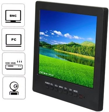 ANSHILONG 8 Inch LCD Color CCTV Monitor with VGA BNC Av Port
