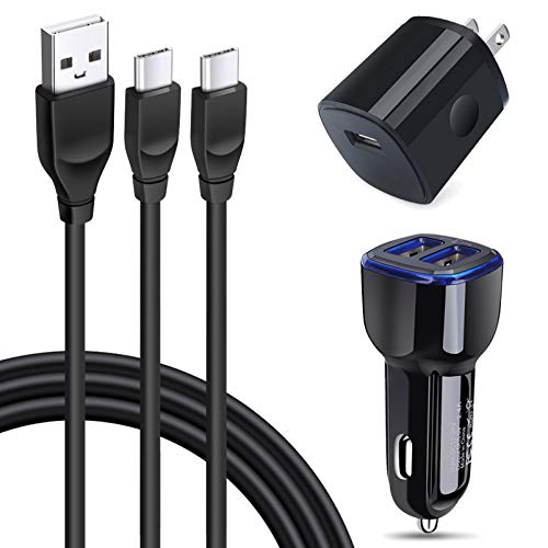 USB C Car Charger, Wall Charger with 6ft Fast Charging USB C