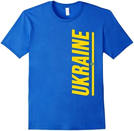 Men's UKRAINE T-shirt Im Ukrainian I Love Ukraine Flag Gift Tee 2XL Royal Blue