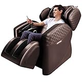 Massage Chairs by Ootori, Zero Gravity Massage Chair, Full Body Massage Chair with Lower-Back Heating, Bluetooth Speaker and Foot Roller (Brown)