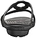 Crocs Women's Sanrah Hammered Met W Flat Sandal, Black/Black, 9 M US