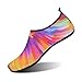 Men and Women Slip-On Water Shoes Lightweight Barefoot Quick-Dry Aqua Yoga Socks For Outdoor Beach Sports(colorful,38/39EU)
