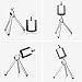 Emart Upgraded 40 LED Foldable & Portable Photo Lighting Studio Shooting Tent Box Kit Include White/Black Background, USB Cable, Adjustable Tripod Stand Holder for iPhone