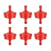 Harbot Pack of 6 Fuel Filter for Briggs & Stratton # 394358 394358S 298090 Assembly 75 Micron 5098K John Deere # AM38708 Snapper # 7-6572