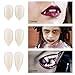 Halloween Vampire Teeth, Koxuky Vampire Teeth Fangs Halloween Party Cosplay Props Horror False Teeth Props Party Favors Cosplay Accessories, Reusable -- 3 Pairs