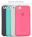 Fosmon DURA-FROST Ultra SLIM-Fit Case Flexible TPU Cover for New Apple iPhone 5C (2013) - Teal