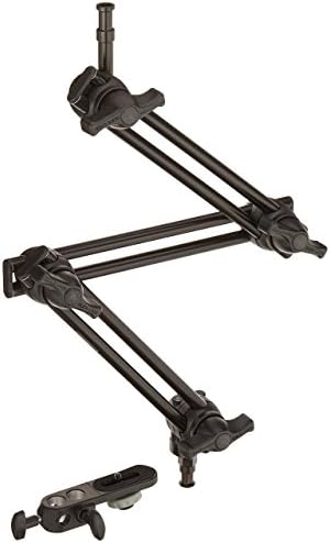 Manfrotto 396B- 3 3 Section Double Articulated Arm With Camera Bracket
