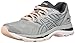 ASICS Gel-Nimbus 20 Women's Running Shoe, Mid Grey/Mid Grey/Seashell Pink, 8 M US