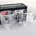 Bodum Bistro Double-Walled Transparent 15 Ounce Jumbo Coffee Mug, Set of 4
