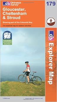 Gloucester, Cheltenham and Stroud (Explorer Maps) 179 (OS Explorer Map)