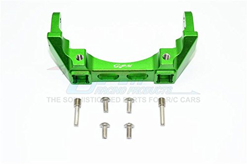 Traxxas TRX-4 Trail Defender Crawler Upgrade Parts Aluminium Rear Bumper Mount - 1Pc Set Green