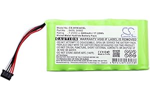 Cameron Sino Battery for Hioki 3196,3197,3455,PW9002,PW336X Power Loggers,PW3360,PW3360 Clamp On Power Logger 2400mAh