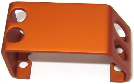 RC Raven Aluminum Parts and Accessories Orange Anodized Steering Servo Cover for T- Maxx Classic 4910 and Original E-Maxx- RC Car Upgrade Parts