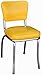 Richardson Seating Cracked Ice Retro Chrome Kitchen Chair with 2