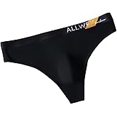 Hrnums Ice-Silk Men's Thong Underwear 1Pcs Quick-Dry Breathable Briefs Sexy Seamless G-Strings Thongs for Men