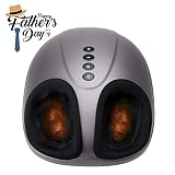 Shiatsu Foot Massager Electric Heat Kneading -Foot Massage Machine with Rolling and Air Compression for Home and Office for Men and Women