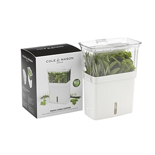 COLE & MASON Fresh Herb Keeper, Container, Clear Fun At Once