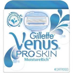 GÃ­llette Venus ProSkin Womens Razor Refill Cartridges 4 Count