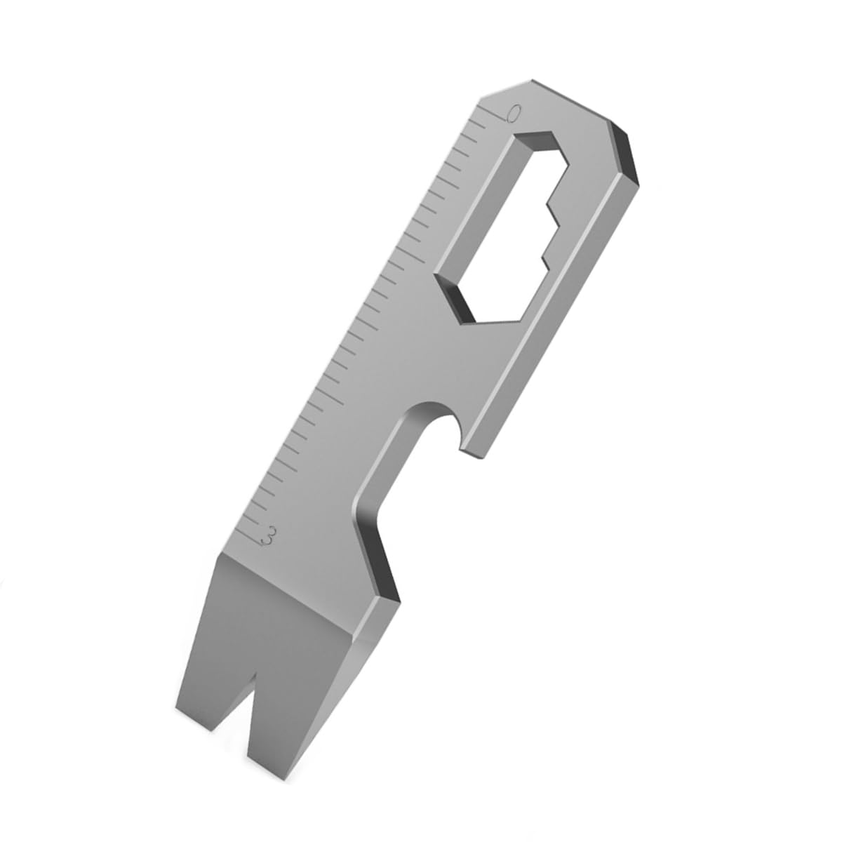 Hamans EDC Pocket Pry Bar Keychain Multi Tool, Titanium Pry Bar, Small EDC Pry Bar for Keychains