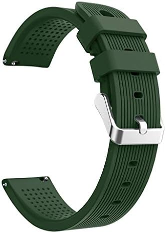Gonxifacai Silicone Replacement Watch Bands With Stainless Steel Buckle For Samsung Galaxy Watch Active