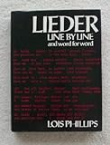 Lieder Line by Line, Phillips, Lois, 0684164426