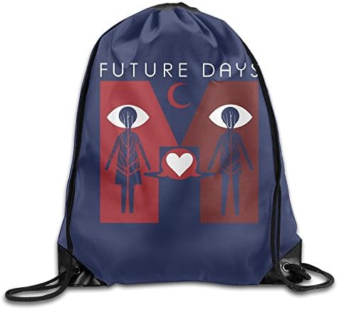SAXON13 Unisex Geek Future Days Can Rock Band Drawstring Backpack