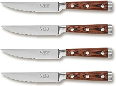 Ausker - Steakmesser - Set 4-teilig: Amazon.de: Küche & Haushalt
