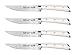 Cangshan S1 Series 1020366 German Steel Forged 4-Piece Steak Knife Set, 5-Inch Straight-Edge Blade